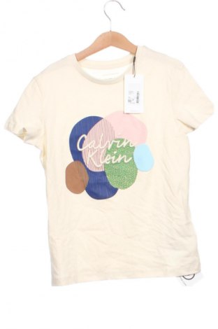 Kinder T-Shirt Calvin Klein Jeans, Größe 9-10y/ 140-146 cm, Farbe Beige, Preis € 37,99