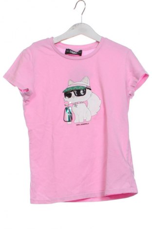 Tricou pentru copii Karl Lagerfeld, Mărime 8-9y/ 134-140 cm, Culoare Roz, Preț 105,26 Lei