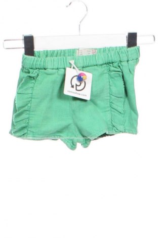 Detské krátke nohavice  Zara, Veľkosť 12-18m/ 80-86 cm, Farba Zelená, Cena  6,00 €