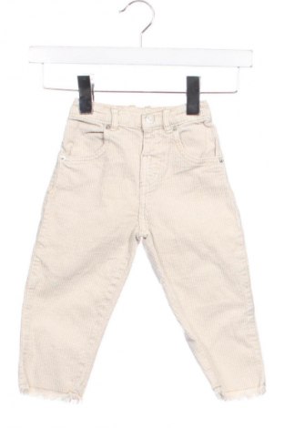 Детски панталон Zara, Размер 18-24m/ 86-98 см, Цвят Екрю, Цена 20,00 лв.