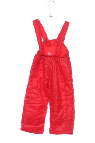 Detské nohavice pre zimné športy  Unbranded, Veľkosť 0-1m/ 50 cm, Farba Červená, Cena  24,75 €