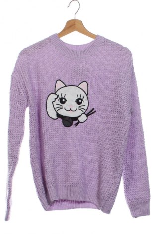 Детски пуловер C&A, Размер 14-15y/ 168-170 см, Цвят Лилав, Цена 16,99 лв.