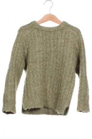 Детски пуловер Zara, Размер 4-5y/ 110-116 см, Цвят Зелен, Цена 14,99 лв.