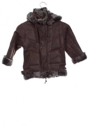 Gyerek bőrdzseki Dash, Méret 5-6y / 116-122 cm, Szín Barna, Ár 8 602 Ft