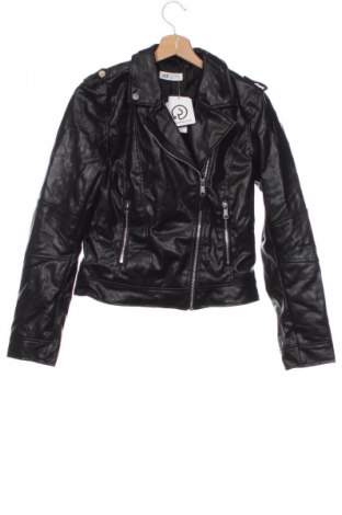 Dziecięca skórzana kurtka H&M, Rozmiar 15-18y/ 170-176 cm, Kolor Czarny, Cena 94,99 zł