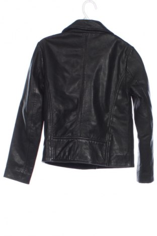 Detská kožená bunda  Mango, Veľkosť 10-11y/ 146-152 cm, Farba Čierna, Cena  38,36 €