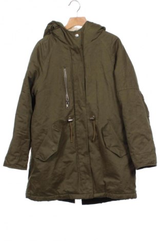 Детско яке Zara, Размер 11-12y/ 152-158 см, Цвят Зелен, Цена 26,99 лв.