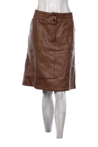 Kožená sukně  Jana Ina, Velikost XXL, Barva Hnědá, Cena  889,00 Kč