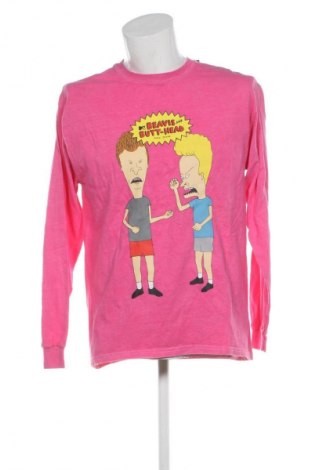 Мъжка блуза NIGHT ADDICT, Размер M, Цвят Розов, Цена 62,99 лв.