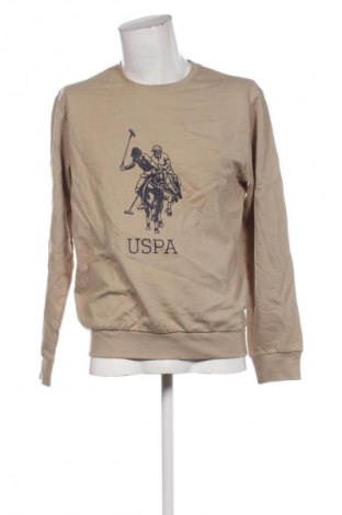 Мъжка блуза U.S. Polo Assn., Размер M, Цвят Бежов, Цена 104,99 лв.