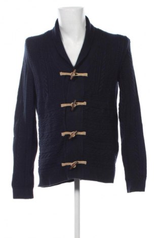 Jachetă tricotată de bărbați H&M, Mărime L, Culoare Albastru, Preț 126,10 Lei