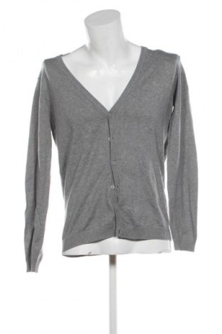 Herren Strickjacke Jack & Jones, Größe M, Farbe Grau, Preis 11,99 €