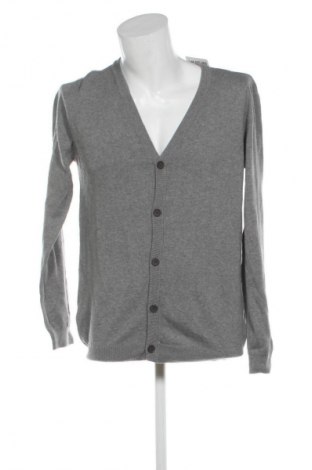 Herren Strickjacke Takko Fashion, Größe M, Farbe Grau, Preis € 19,99