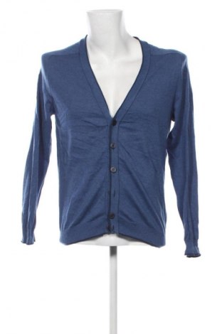 Jachetă tricotată de bărbați United Colors Of Benetton, Mărime L, Culoare Albastru, Preț 99,99 Lei