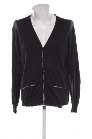 Jachetă tricotată de bărbați Zara, Mărime L, Culoare Albastru, Preț 63,99 Lei