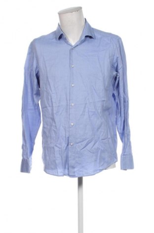 Мъжка риза BOSS, Размер L, Цвят Син, Цена 103,00 лв.