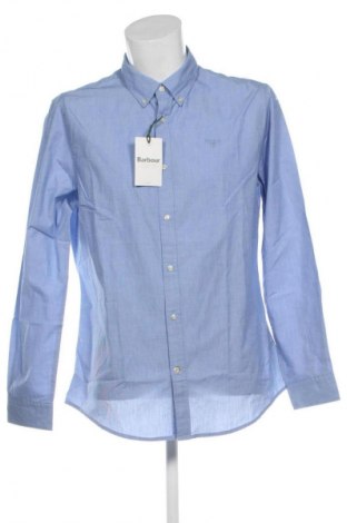Мъжка риза Barbour, Размер L, Цвят Син, Цена 129,00 лв.