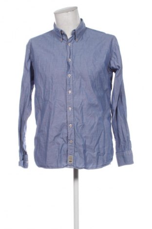 Мъжка риза Bison, Размер L, Цвят Син, Цена 34,00 лв.