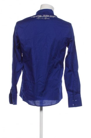 Мъжка риза Cipo & Baxx, Размер M, Цвят Син, Цена 76,25 лв.