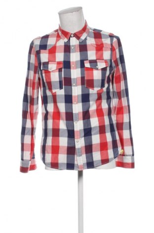 Ανδρικό πουκάμισο H&M Divided, Μέγεθος M, Χρώμα Πολύχρωμο, Τιμή 7,99 €