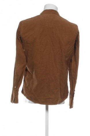 Ανδρικό πουκάμισο H&M L.O.G.G., Μέγεθος M, Χρώμα Καφέ, Τιμή 8,99 €