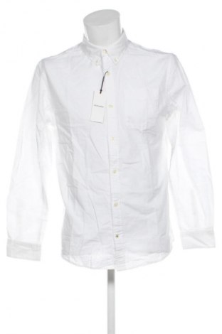 Herrenhemd Jack & Jones, Größe L, Farbe Weiß, Preis € 43,99