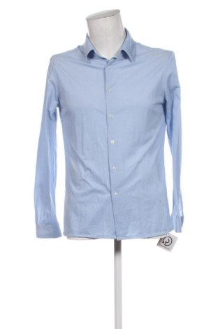 Мъжка риза Mango, Размер M, Цвят Син, Цена 34,00 лв.