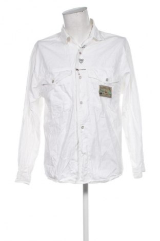 Herrenhemd Moda International, Größe L, Farbe Weiß, Preis 14,83 €