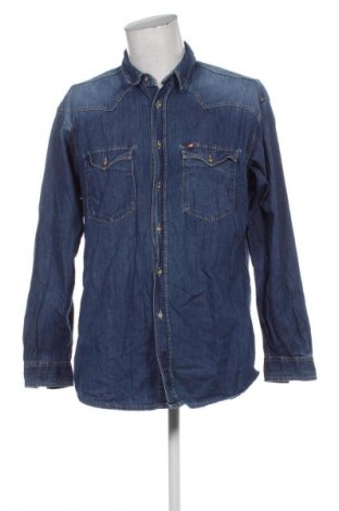 Herrenhemd Mustang, Größe L, Farbe Blau, Preis 17,00 €
