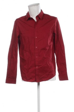 Herrenhemd Pier One, Größe M, Farbe Rot, Preis 19,99 €