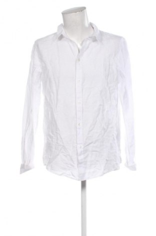 Мъжка риза Pier One, Размер L, Цвят Бял, Цена 37,99 лв.