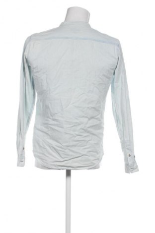 Мъжка риза Pull&Bear, Размер S, Цвят Син, Цена 29,00 лв.