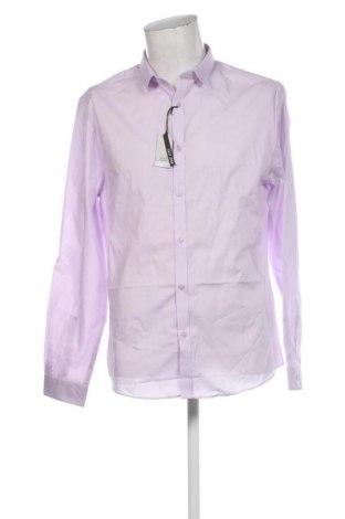 Ανδρικό πουκάμισο River Island, Μέγεθος L, Χρώμα Βιολετί, Τιμή 32,99 €