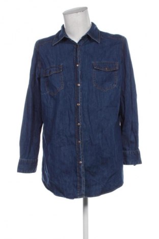 Herrenhemd Sheego, Größe M, Farbe Blau, Preis 17,99 €