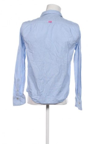 Мъжка риза Superdry, Размер M, Цвят Син, Цена 39,15 лв.