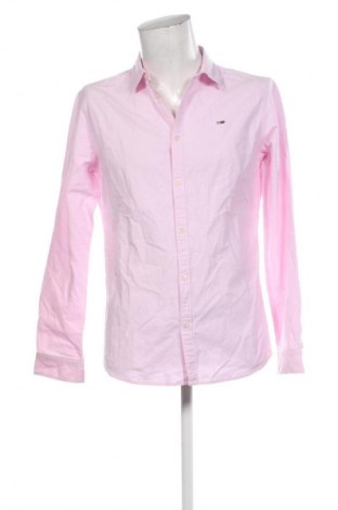 Herrenhemd Tommy Jeans, Größe M, Farbe Rosa, Preis 17,99 €