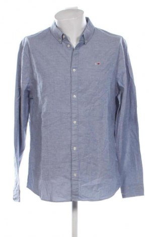 Cămașă de bărbați Tommy Jeans, Mărime XXL, Culoare Albastru, Preț 443,99 Lei