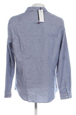 Cămașă de bărbați Tommy Jeans, Mărime XXL, Culoare Albastru, Preț 443,99 Lei