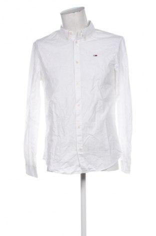 Herrenhemd Tommy Jeans, Größe M, Farbe Weiß, Preis 93,99 €