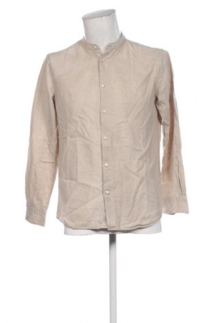 Ανδρικό πουκάμισο Unbranded, Μέγεθος L, Χρώμα  Μπέζ, Τιμή 13,99 €
