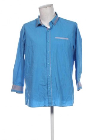Мъжка риза Unbranded, Размер XXL, Цвят Син, Цена 29,15 лв.