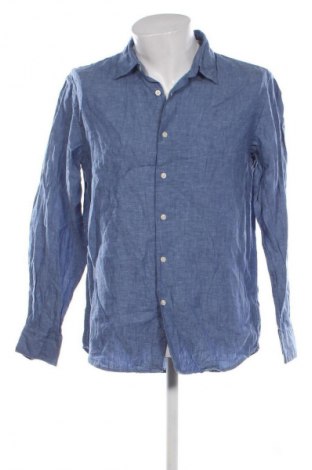 Мъжка риза Uniqlo, Размер L, Цвят Син, Цена 23,99 лв.