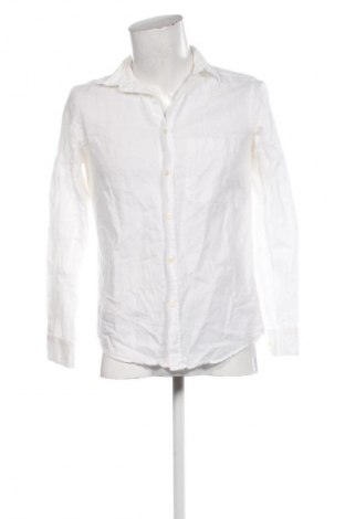 Мъжка риза Zara, Размер S, Цвят Бял, Цена 14,99 лв.