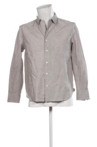 Мъжка риза Zara, Размер M, Цвят Сив, Цена 31,99 лв.