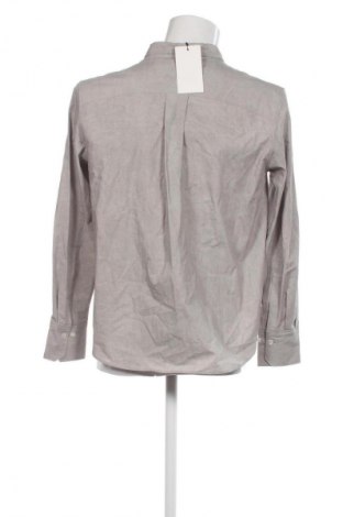 Мъжка риза Zara, Размер M, Цвят Сив, Цена 31,99 лв.