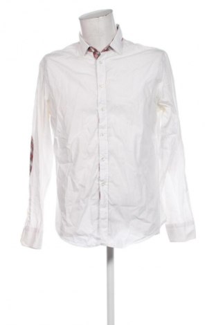 Мъжка риза Zara, Размер XXL, Цвят Бял, Цена 33,24 лв.