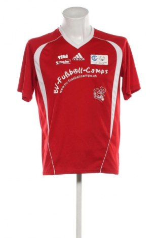 Herren Shirt Adidas, Größe M, Farbe Rot, Preis 13,99 €