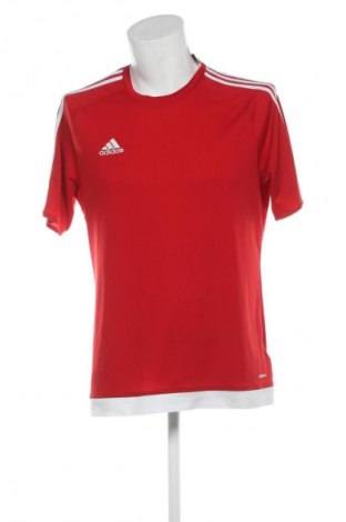 Herren Shirt Adidas, Größe L, Farbe Rot, Preis 14,99 €