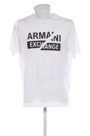 Pánske tričko  Armani Exchange, Veľkosť XL, Farba Biela, Cena  31,04 €