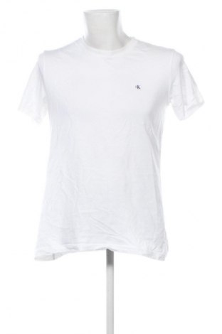 Tricou de bărbați Calvin Klein Jeans, Mărime L, Culoare Alb, Preț 127,99 Lei